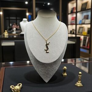 Saint Laurent Gold Necklace